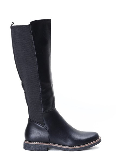 Czarne kozaki Gabriella- Obuwie