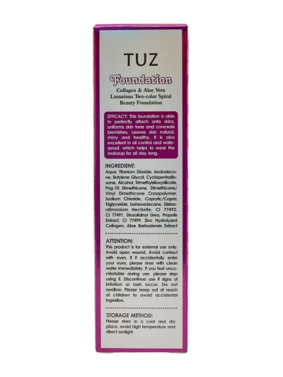 Hydratačný dvojfarebný make-up s kolagénom Béžový