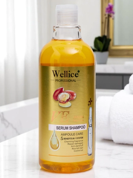 Profesionálny vlasový šampón s arganovým olejom – Intenzívna hydratácia a vyhladenie vlasov 5 v 1