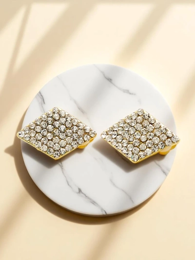 Royalfashion Klipsové dámske náušnice so zirkónmi