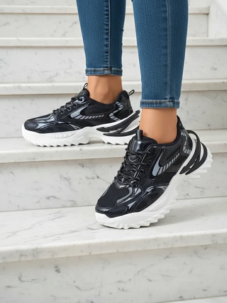 Royalfashion Dámske športové tenisky na hrubšej podrážke Nettes