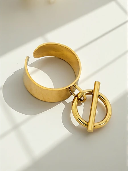 Dolce Vita zapestnica z obročem in okrasnimi obeski