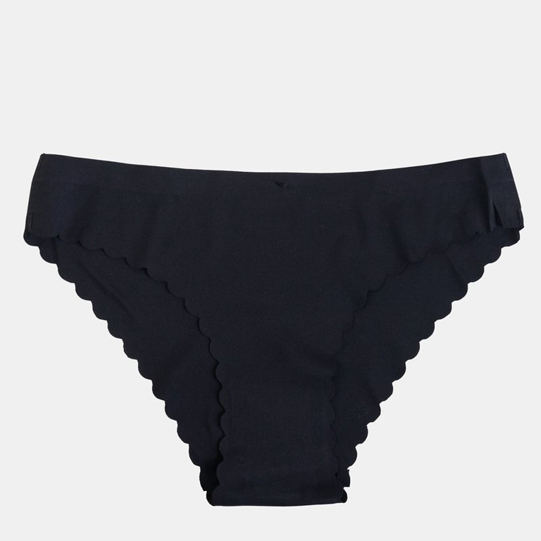 Čierne bezšvové nohavičky pre ženy - Spodná bielizeň