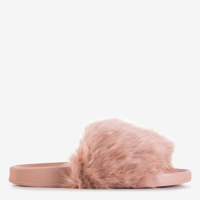 Dámske práškové papuče s kožušinou Danita - Obuv