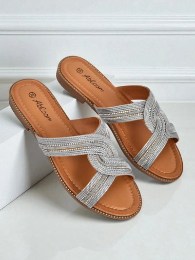 Royalfashion Ženski pleteni natikači Woven Breeze