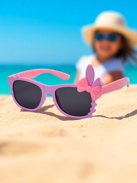 Royalfashion Detské slnečné okuliare s dekoráciami Bunny Shine