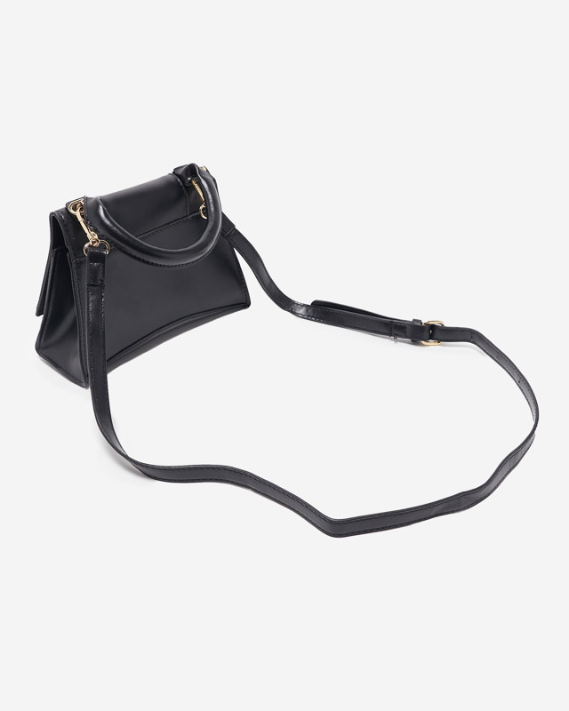 Čierna dámska mini taška s písmenom "B" - Doplnky