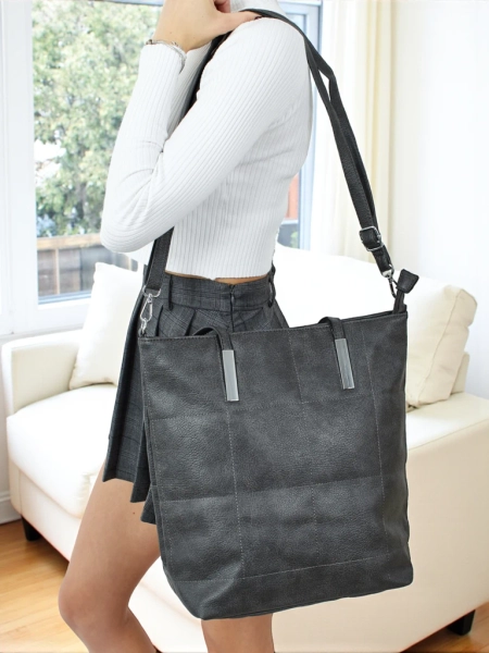 Ženska shopper torbica iz eko usnja Tessira