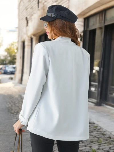 Royalfashion Dámsky blazer bez zapínania Elegantes