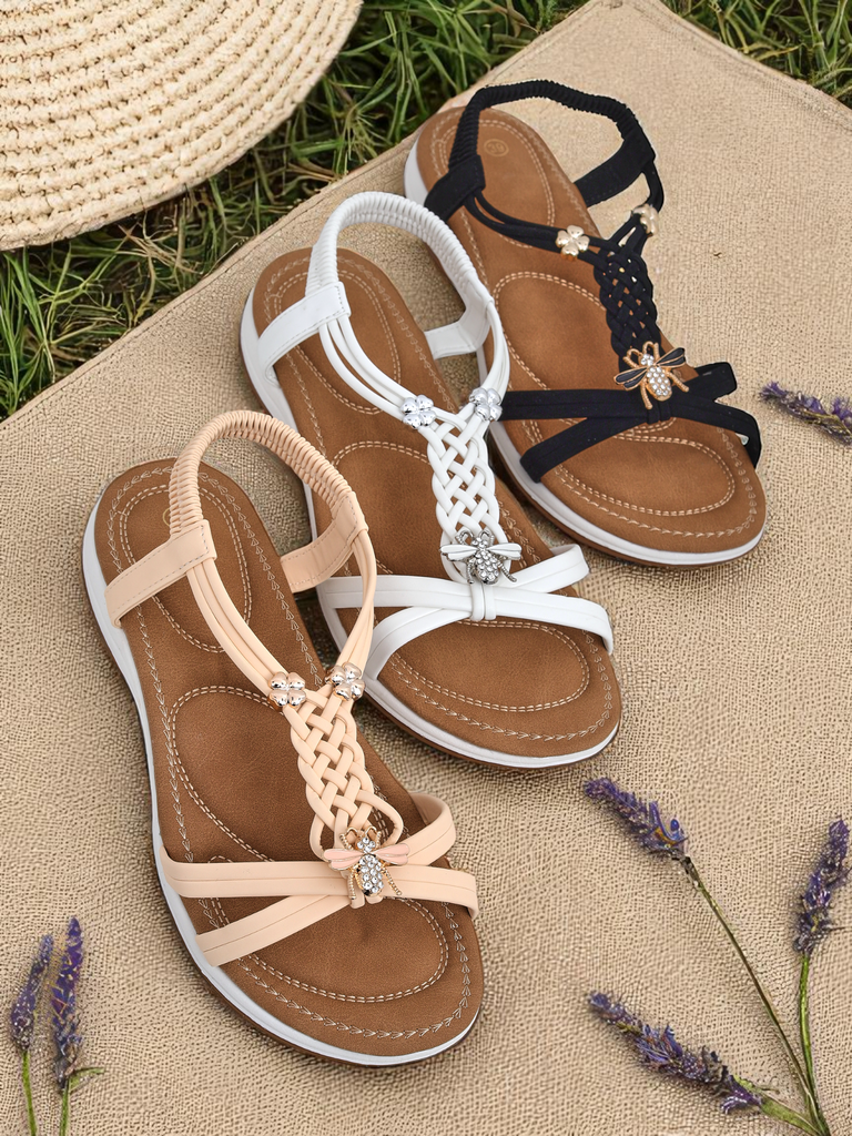 Royalfashion Fiacco dámske zdobené sandále