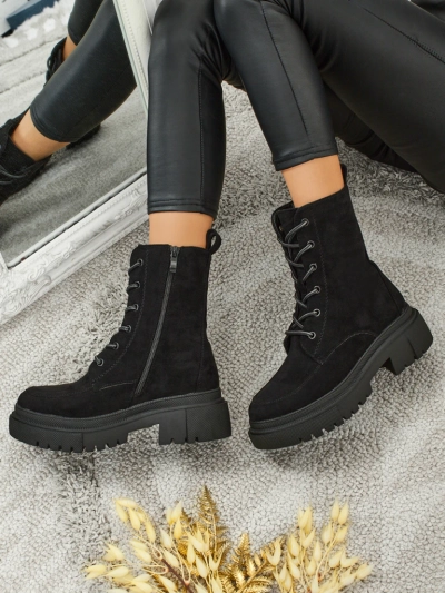 Ženski delavski škornji Velisse iz eko-semiša