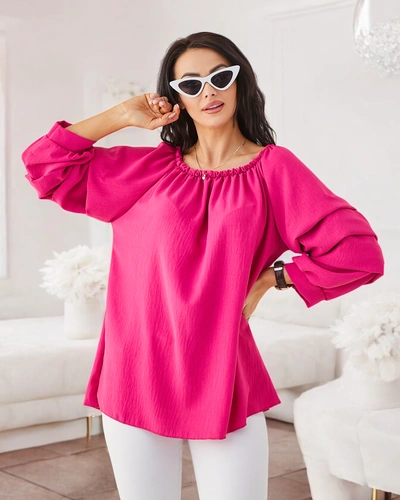 Royalfashion Dámska blúzka a'la španielska s volánmi