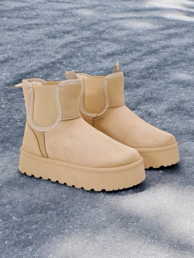 Royalfashion Krátke dámske snehové topánky Vierris