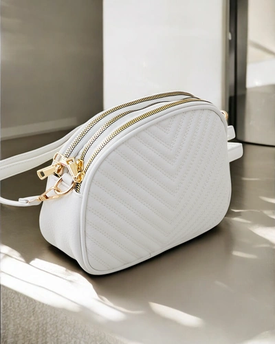 Royalfashion Oválna malá kabelka pre ženy vyrobená z eko-kože