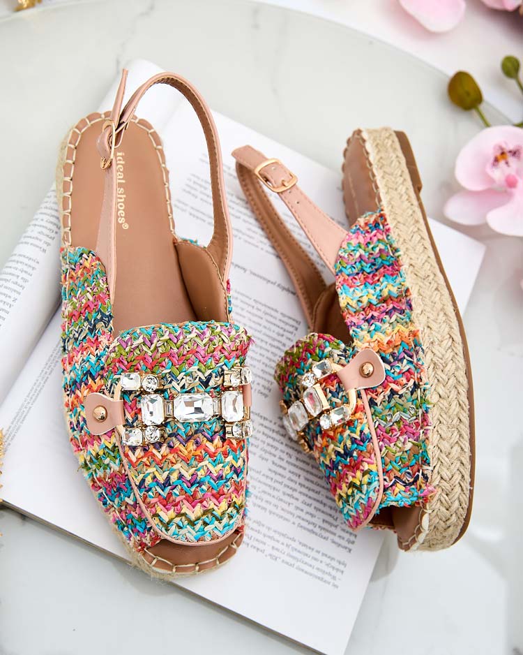 Royalfashion Dámske espadrilky s otvorenou špičkou