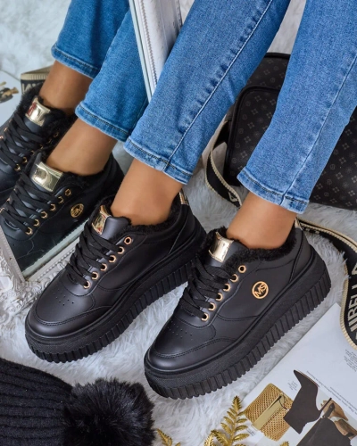 Royalfashion Zateplené dámske tenisky s kožušinou Sofi