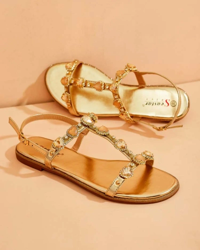 Royalfashion Dámske sandále Selina so zirkónmi