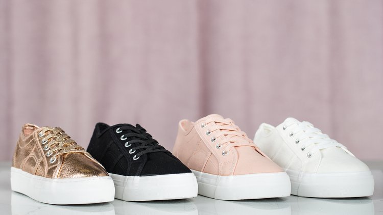 Růžové tenisky na gumové podrážce Tymbis - Obuv 1