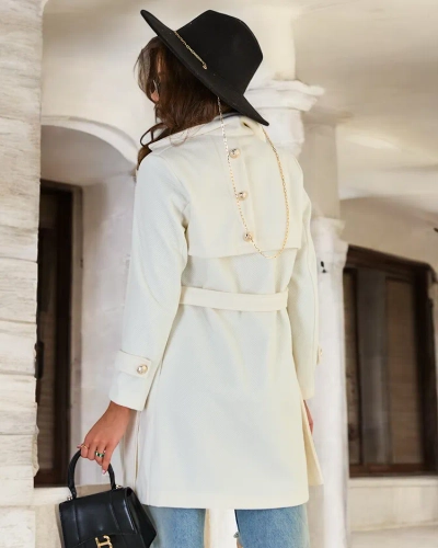 Royalfashion Dámsky viazaný kabát