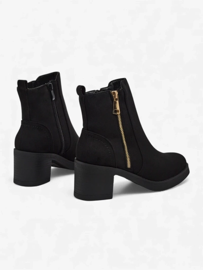 Ženski gležnjarji iz eko semiša s peto Arshena