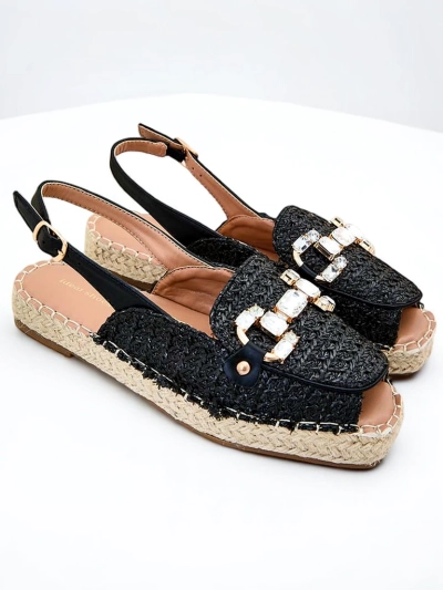 Royalfashion Dámske espadrilky s odopnutou špičkou