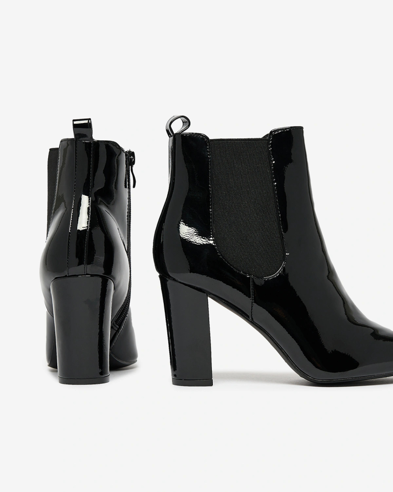 Royalfashion Čierne dámske čižmy Lady Jeny