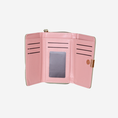 Zelená malá dámska peňaženka so zdobením - Doplnky