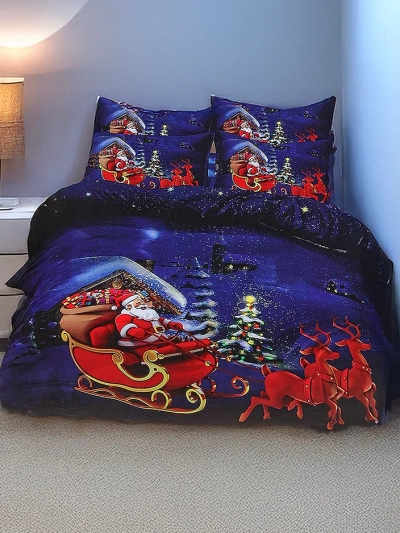 Royalfashion vianočný posteľný set 160x200 kompletný 3-ČASTI