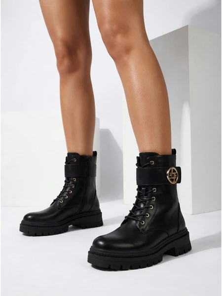 Ženski gležnarji iz eko usnja Eulin