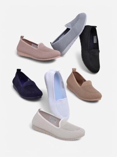 Royalfashion dámske tkaninové loafers Caerit