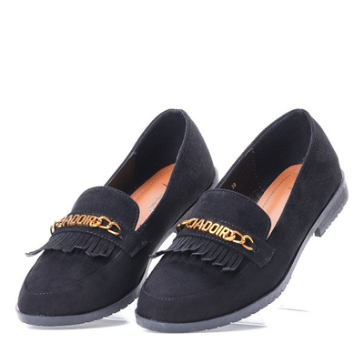 Czarne mokasyny Jadoir- Obuwie