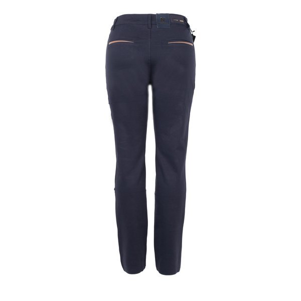 Elegantní kalhoty z tmavě modré tkaniny - Kalhoty 1