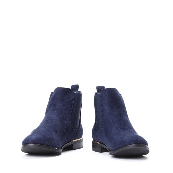 Granatowe sztyblety Lisa- Obuwie