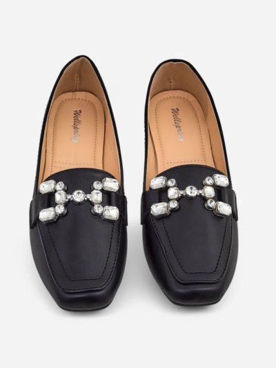 Royalfashion Dámske mokasíny s kamienkami Lecilla
