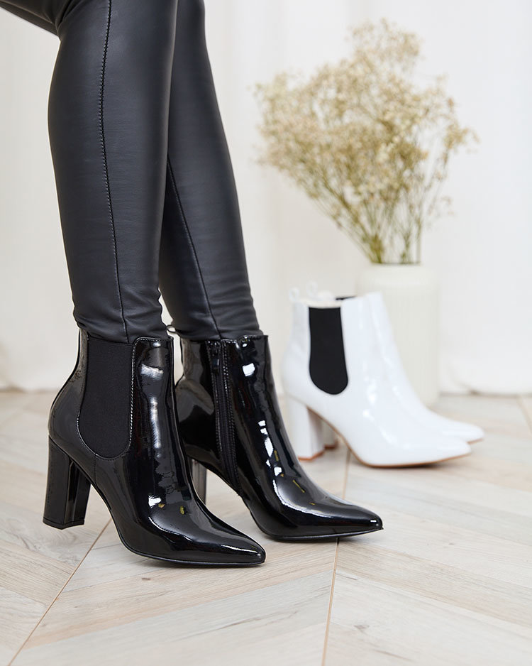 Royalfashion Čierne dámske čižmy Lady Jeny