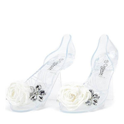 Průhledné melisky s ozdobami Malia - obuv