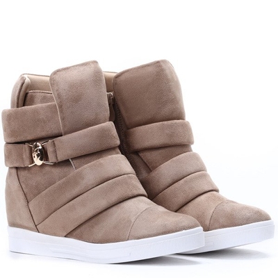 Brązowe sneakersy Jane - Obuwie