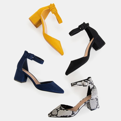 Dámske hadovité lodičky na stĺpe Lux - Obuv