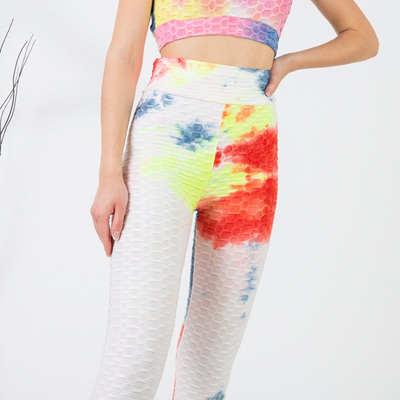 Dámske športové legíny Red Tie Dye - oblečenie