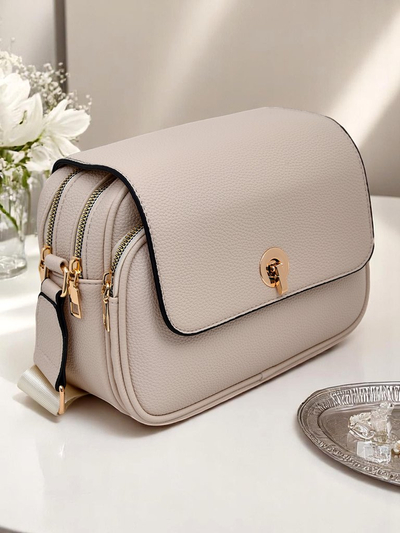 Royalfashion Malá dámska kabelka z ekologickej kože s 2 priehradkami