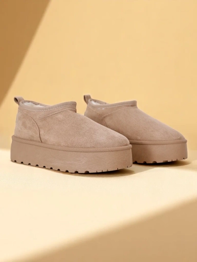 Royalfashion Dámske krátke čižmy a'la snow boots Ozozi