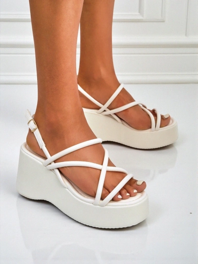 Royalfashion Ženski sandali s polno peto Skyline Straps