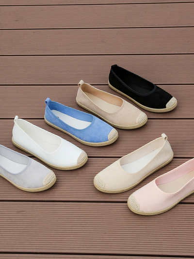 Royalfashion Dámske espadrilky z eco-suedu Aroles