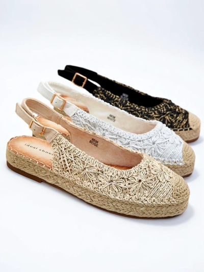 Royalfashion Dámske espadrilky s ozdobnou výšivkou