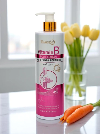 Proti starnutiu a hydratačné telové mlieko s vitamínom B3 AgeDefy