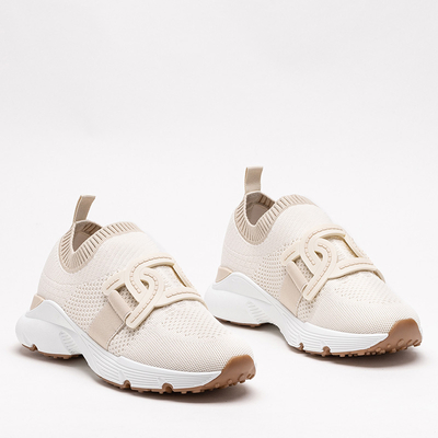 Dámske béžové nazúvacie športové topánky Neristo - Footwear