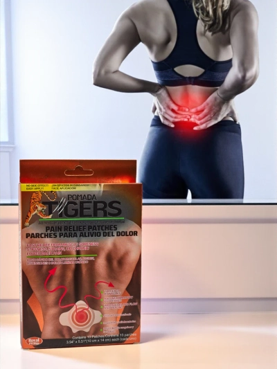 Obliži proti bolečinam za bolečine v hrbtu, 10 kosov