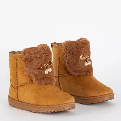 OUTLET Dámske ťavie snehule s ozdobným zvrškom Cioni- Shoes