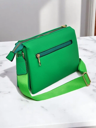 Royalfashion Clutch kabelka pre ženy s prešívaným predným dielom