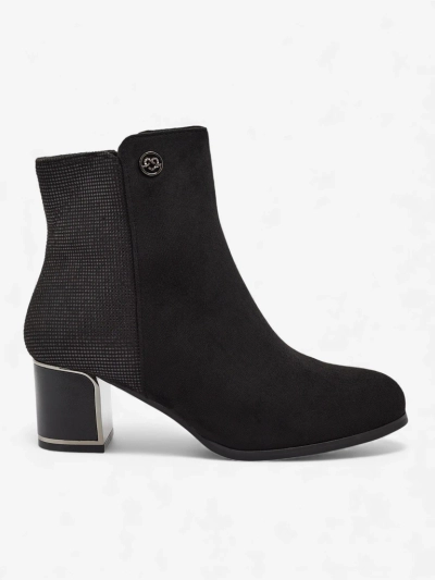 Ženski gležnjarji iz eko semiša s peto Arshin